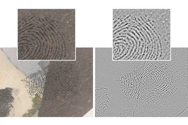 Before and After: Color Deconvolution and Homogenization using Regions of Interest (ROI) and detail. image